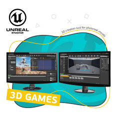 Unreal Engine 4. Игровой движок - КИБЕРшкола программирования для детей, компьютерные курсы для школьников, начинающих и подростков - KIBERone г. Сургут