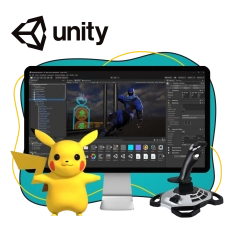 Мир игр на Unity 2D на популярном движке + AI-помощники - КИБЕРшкола программирования для детей, компьютерные курсы для школьников, начинающих и подростков - KIBERone г. Сургут